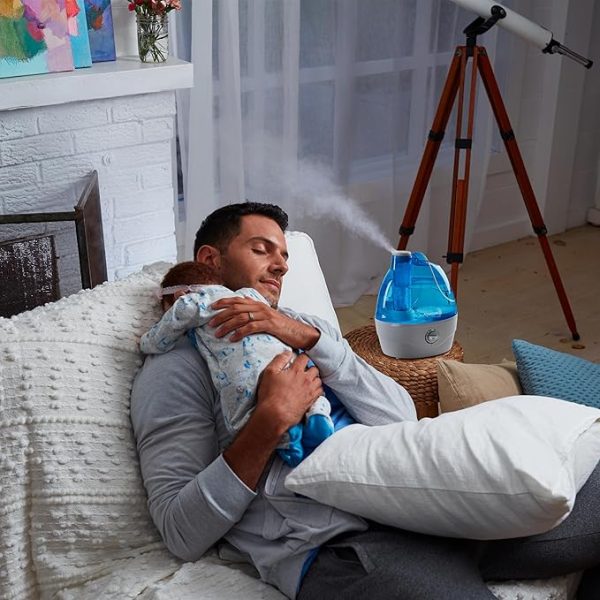 Cool Mist Humidifier (2.2L Water Tank) Quiet Ultrasonic Humidifiers for Bedroom & Large room - Image 3