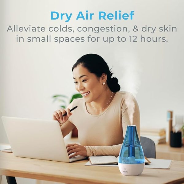 MistAire Studio Ultrasonic Cool Mist Humidifier - Image 2